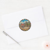 Munchen Munich Deutchland Ronde Sticker (Envelop)