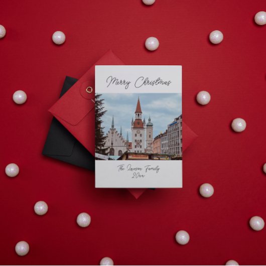 München personalisaliseer de kerstmarkt Duitsland Briefkaart