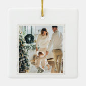 München personalisaliseer de kerstmarkt Duitsland Keramisch Ornament (Achterkant)