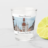 München personalisaliseer de kerstmarkt Duitsland Shot Glas (Voorkant)