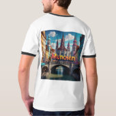 "MÜNCHEN POP: Levendige hoofdstad in Pop kunst" T-shirt (Achterkant volledig)
