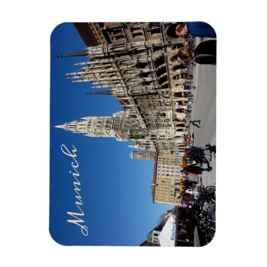 München Square (Marienplatz) Magnet Magneet (Verticaal)