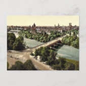 München uit het Maximilianeum, Beieren, Duitsland  Briefkaart (Voorkant)