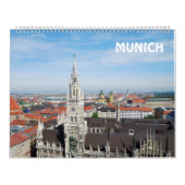 München Wall Calendar van 12 maanden Kalender (Hoes)