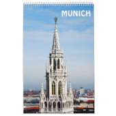 München Wall Calendar van 12 maanden Kalender (Hoes)