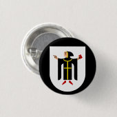München Wapen Ronde Button 3,2 Cm (Voorkant /achterkant)