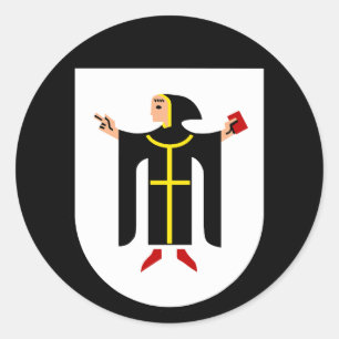 Munchen Wapen Ronde Sticker