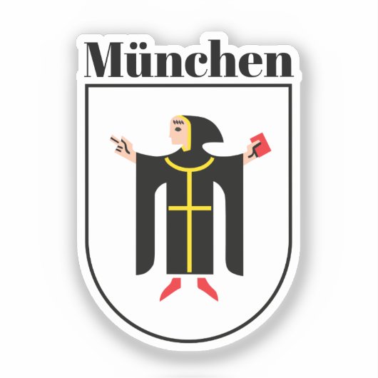 München Wapen Sticker (Voorkant)
