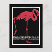 München Zoo, Duits Poster voor het reizen van Vint Briefkaart (Voorkant)