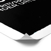 München Zoo Garden Flamingo Travel Art Poster (Hoek)