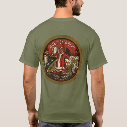 Munchener Beer  Label T-shirt (Achterkant)