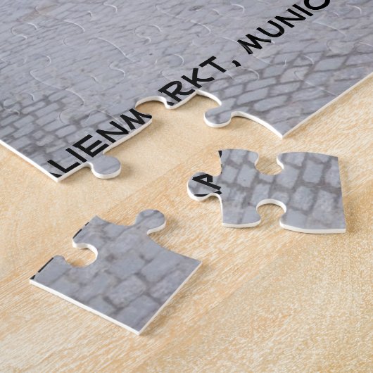 Münchenmarkt (Viktualienmarkt) Legpuzzel (Zijkant)
