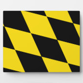 Münchense vlag plaquette fotoplaat (Voorkant)