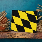 Münchense vlag plaquette fotoplaat (Zijkant)