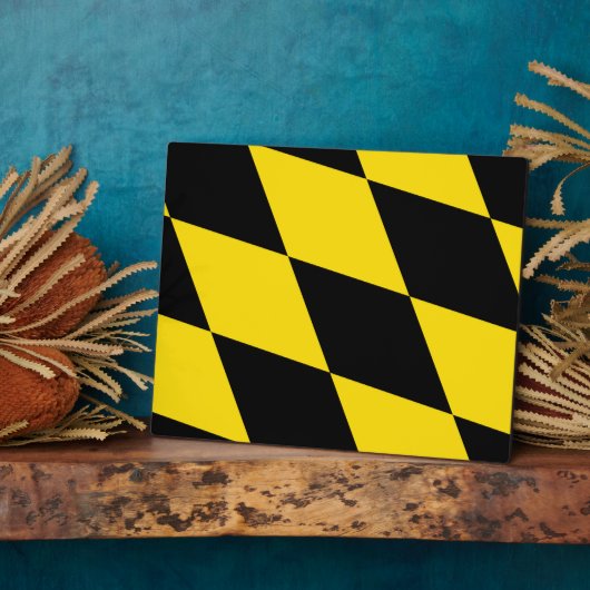 Münchense vlag plaquette fotoplaat (Zijkant)