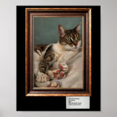 Munchie De kat rust - Canvas Poster (Voorkant)