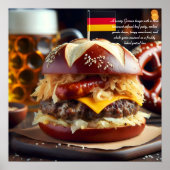 Munchies van München: Brat Burger Bonanza Poster (Voorkant)