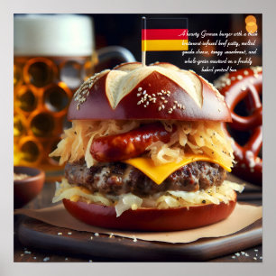 Munchies van München: Brat Burger Bonanza Poster