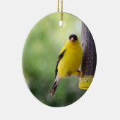 Munching Goldfinch Keramisch Ornament (Rechts)
