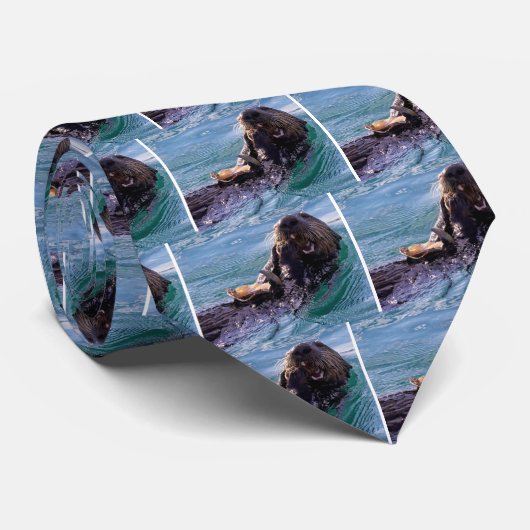 Munching Zee Otter Stropdas (Opgerold)