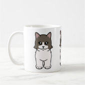 Munchkin Cat Cartoon Koffiemok (Links)