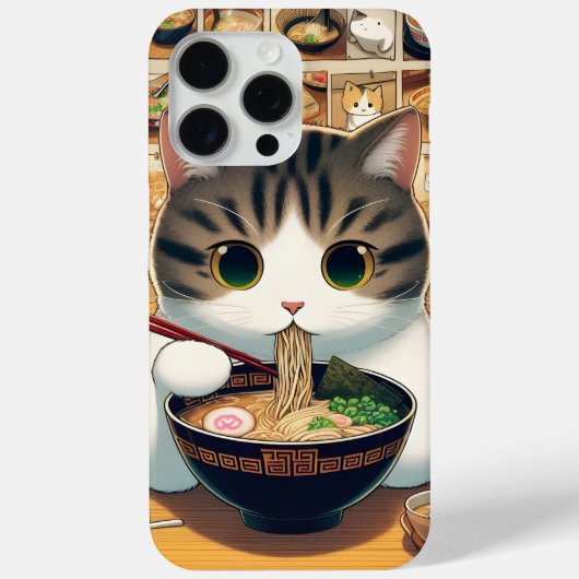 Munchkin Cat Eating Ramen Case-Mate iPhone Case (Achterkant)
