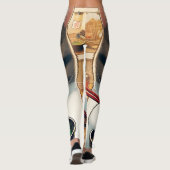 Munchkin Cat Eating Ramen Leggings (Achterkant)