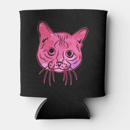 Munchkin Cat Kleurrijk Shirt Blikjeskoeler (Voorkant)