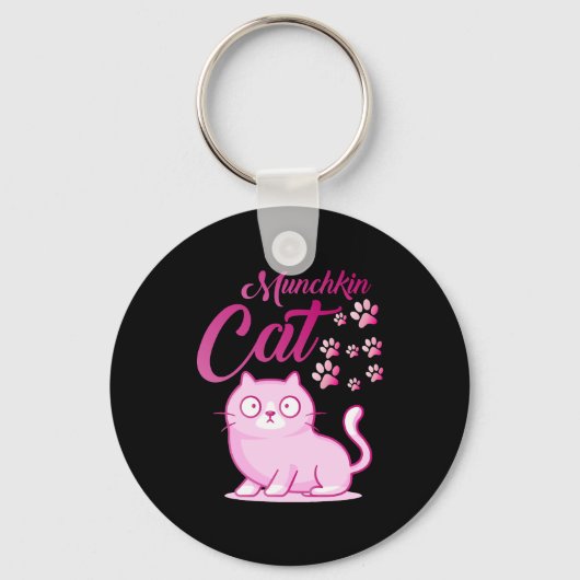 Munchkin Cat Sleutelhanger (Voorkant)