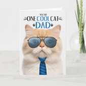 Munchkin Cat Vaderdag One Cool Cat Feestdagen Kaart (Voorkant)