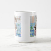 Münchkin Kitten met  lint Koffiemok (Center)