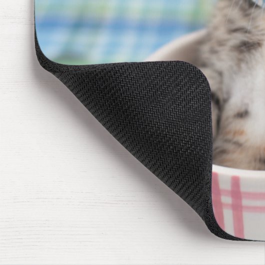 Münchkin Kitten met  lint Muismat (Hoek)