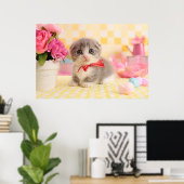 Munchkin Kitten Poster (Thuiskantoor)