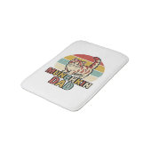 Munchkin Papa Retro Kattenliefhebber Vector T-shir Badmat (Gekanteld)