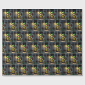 Munchkin Wearing a Knit Hat and Sweater Cadeaupapier (Vlak)