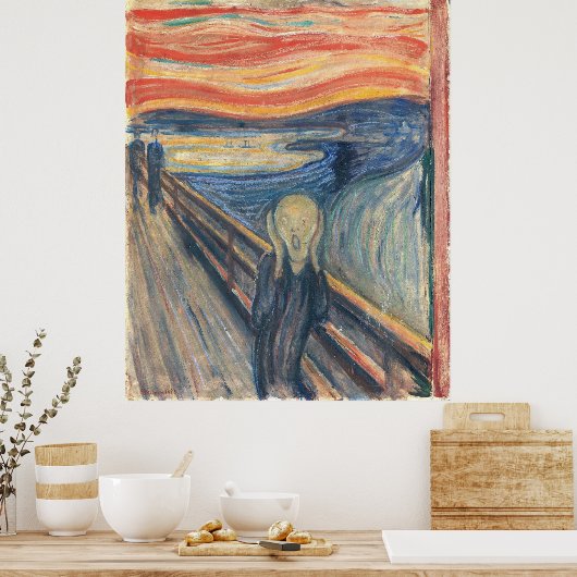 Munch's The Scream Poster (Keuken)