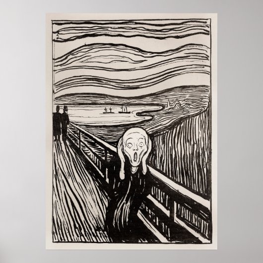 Munch's The Scream Poster (Voorkant)