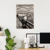 Munch's The Scream Poster (Thuiskantoor)