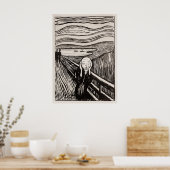 Munch's The Scream Poster (Keuken)