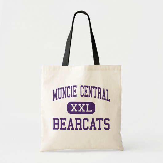 Muncie Central - Bearcats - High-Muncie Indiana Tote Bag (Voorkant)