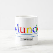 Muncie: Ik voel me Lucky Coffee Mok (Center)