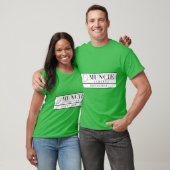 Muncie Indiana Coördinaten Oversized T-shirt (Unisex)