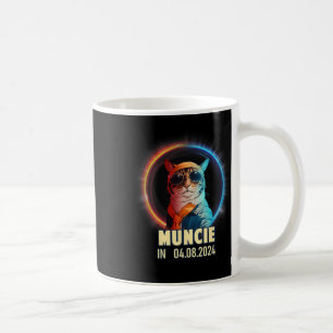 Muncie Indiana Totale Zonsverduistering 2024 Koffiemok