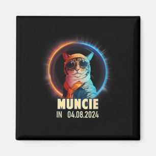 Muncie Indiana Totale Zonsverduistering 2024 Magneet