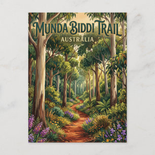 Munda Biddi Trail Australië Briefkaart