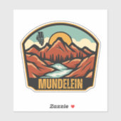 Mundelein, Illinois Sticker (Vel)