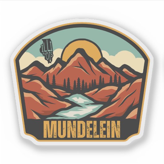 Mundelein, Illinois Sticker (Voorkant)