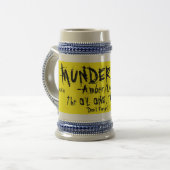 MUNDER THUG-Amber/Logger-The O'L ONE, TWEE PUNCH Bierpul (Voorkant links)