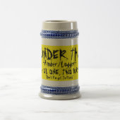 MUNDER THUG-Amber/Logger-The O'L ONE, TWEE PUNCH Bierpul (Center)