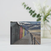 Mundesley Beach Huts Briefkaart (Staand voorkant)